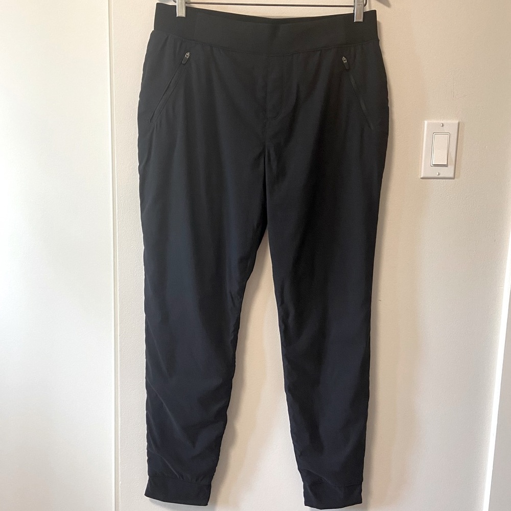 Eddie Bauer Fleece-lined Black Track Pants